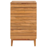 Vidaxl wasmand 40x40x70 cm massief teakhout