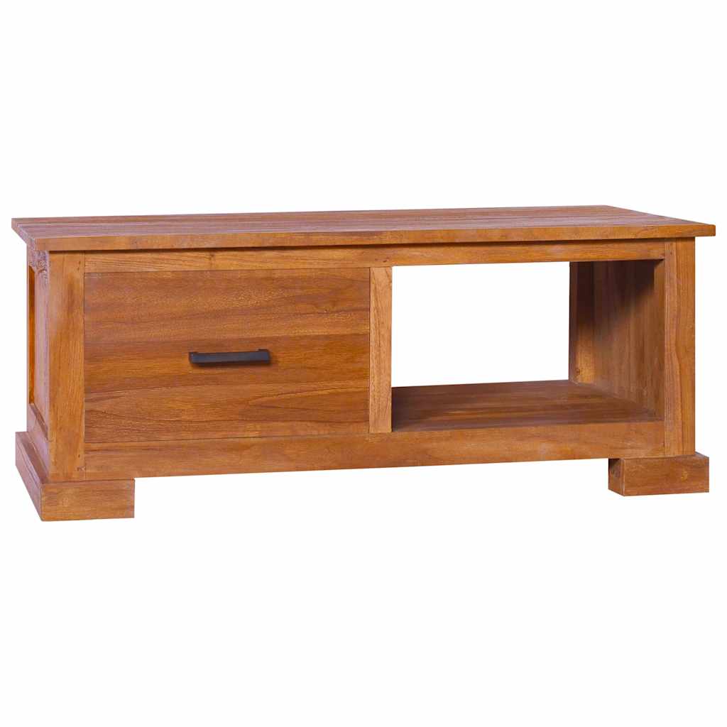 Vidaxl tv-meubel 90x50x37 cm massief teakhout