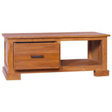 Vidaxl tv-meubel 90x50x37 cm massief teakhout