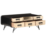 Vidaxl salontafel 100x50x40 cm massief mangohout