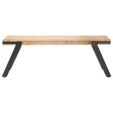Vidaxl salontafel 114x65x40 cm massief mangohout