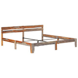 Vidaxl bedframe zonder matras massief hout 200x200 cm