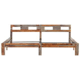 Vidaxl bedframe zonder matras massief hout 200x200 cm