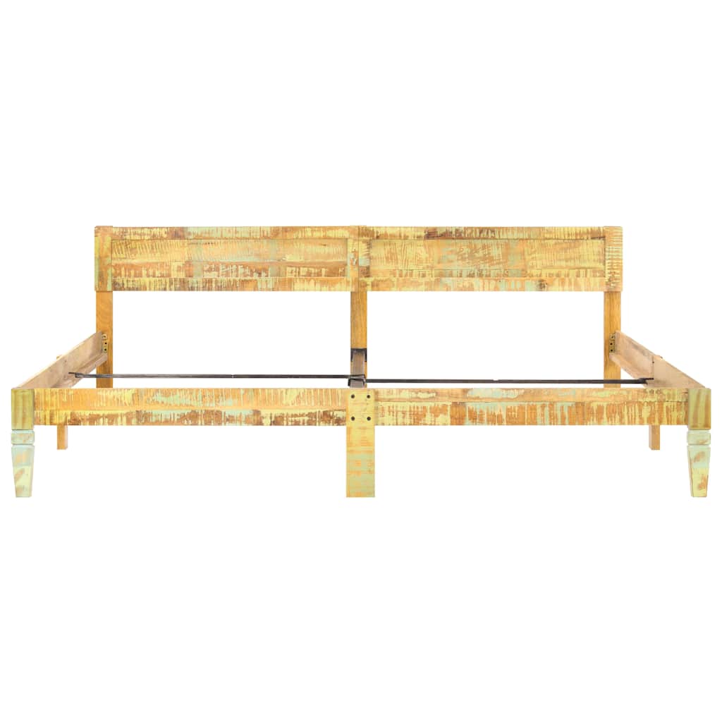 Vidaxl bedframe massief gerecycled hout 200x200 cm