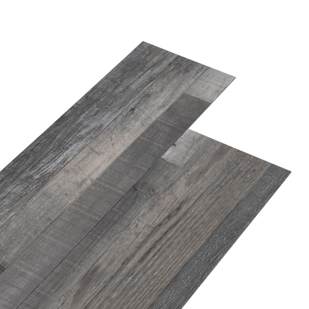 Vidaxl Floorboards Selvlavt 5,02 m² 2 mm PVC Industriel træfarve