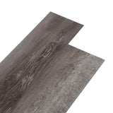 Tablas de piso Vidaxl autoadhesivo 5.02 m² 2 mm de madera rayada de PVC coloreada