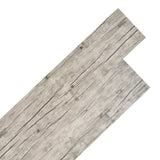 Vidaxl Floorboards non-self-adhesive 4.46 m² 3 mm PVC light gray