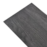 Vidaxl Floorboards Ikke-selvklæbende 4,46 m² 3 mm PVC sort