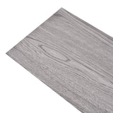 Vidaxl Floorboards Non-self-adhesive 4.46 m² 3 mm PVC Dark gray