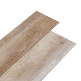 Tablas de piso Vidaxl autoadhesivo 5.02 m² 2 mm de madera de PVC