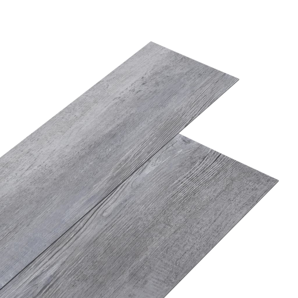 Vidaxl Floorboards Self -adhesive 5.02 m² 2 mm PVC matt wood gray