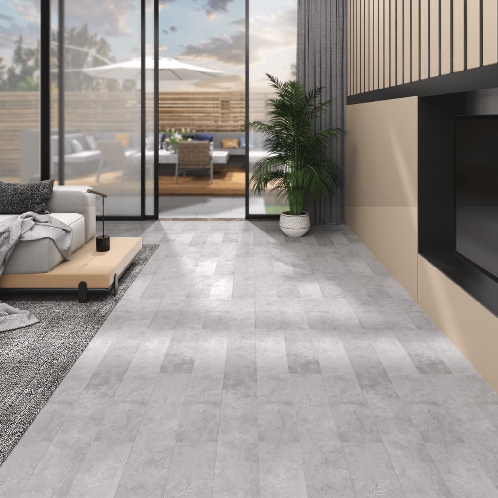 Vidaxl Floorboards Ne-séf-adhezivní 5,26 m² 2 mm PVC Earthreter