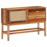 Vidaxl dressoir 118x30x76 cm massief gerecycled hout