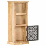 Vidaxl hoge kast met deur 45x32x110 cm massief mangohout