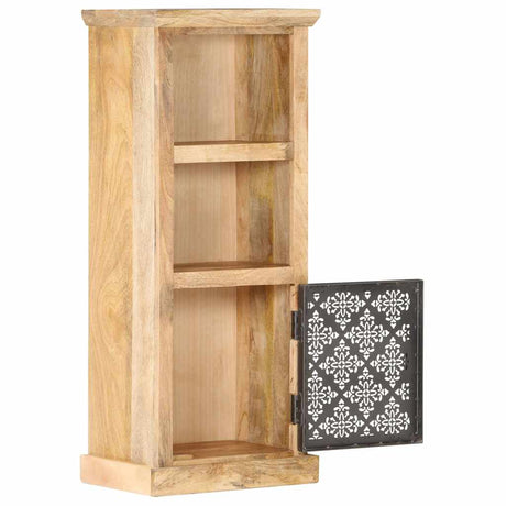 Vidaxl hoge kast met deur 45x32x110 cm massief mangohout