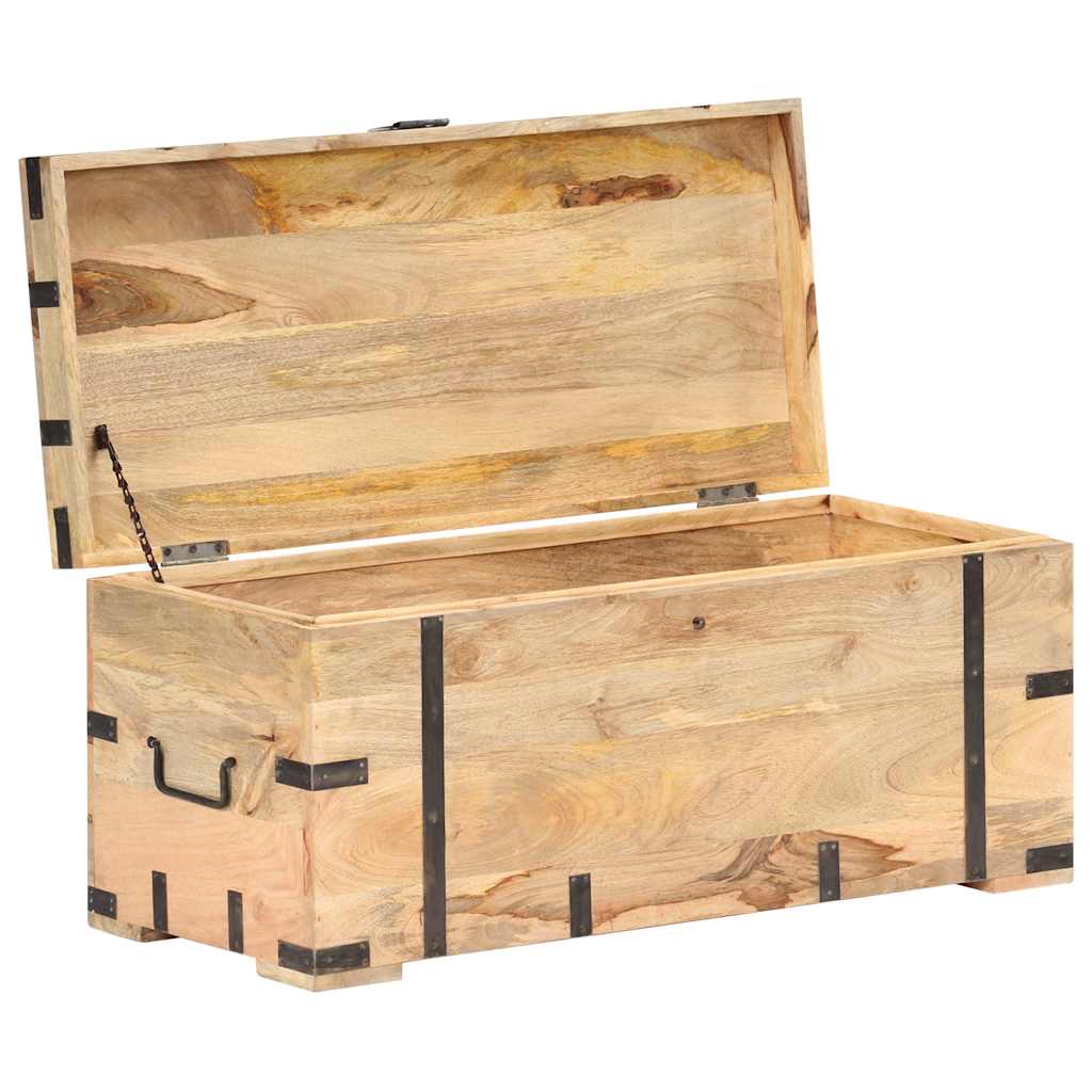 Vidaxl opbergkist 90x40x40 cm massief mangohout