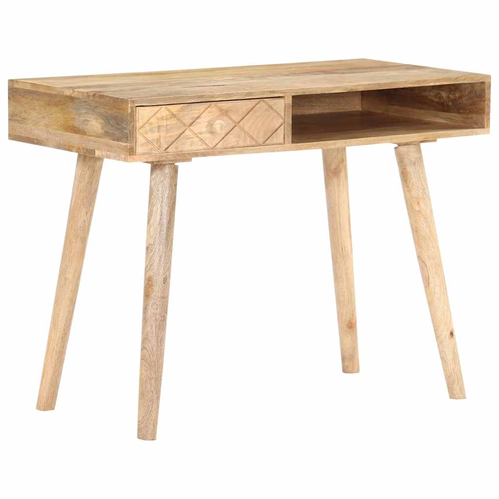 Vidaxl kaptafel 100x50x76 cm massief mangohout
