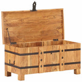 Vidaxl opbergkist 90x40x40 cm massief acaciahout