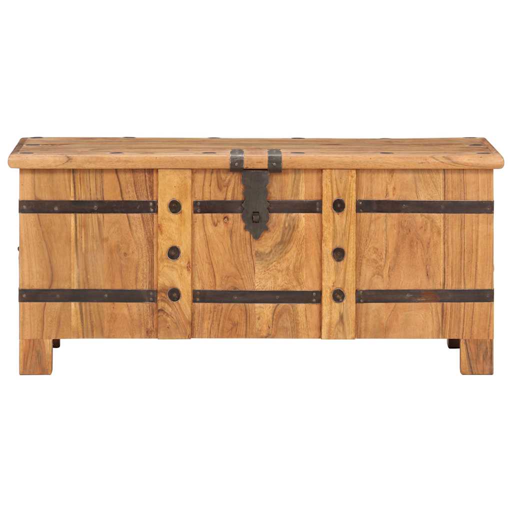 Vidaxl opbergkist 90x40x40 cm massief acaciahout