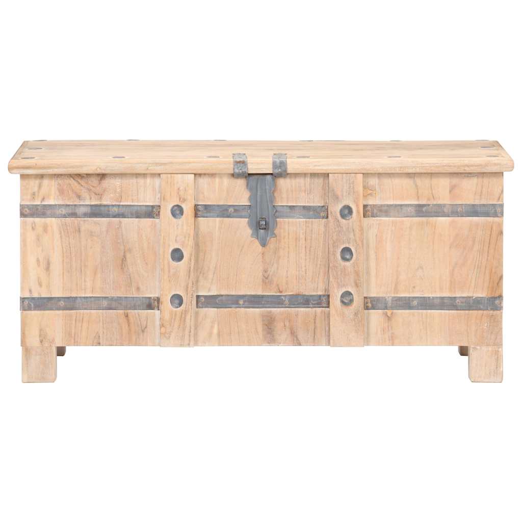 Vidaxl opbergkist 90x40x40 cm massief acaciahout