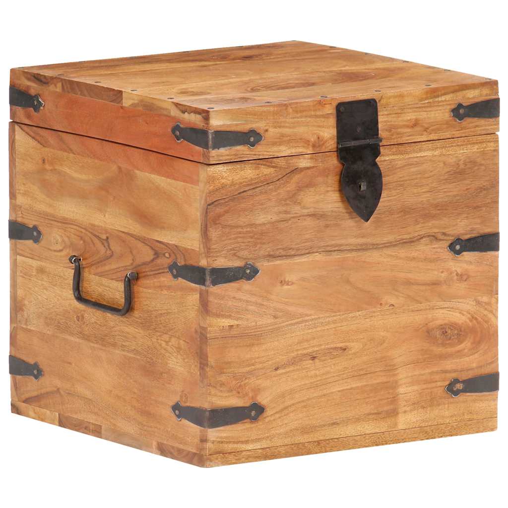 Vidaxl kist 40x40x40 cm massief acaciahout