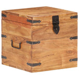 Vidaxl kist 40x40x40 cm massief acaciahout