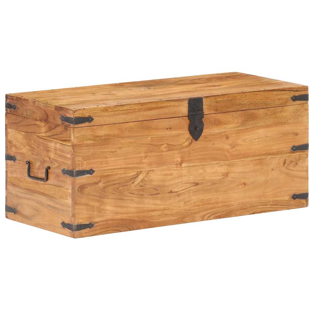 Vidaxl kist 90x40x40 cm massief acaciahout