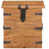 Vidaxl kist 40x40x40 cm massief acaciahout