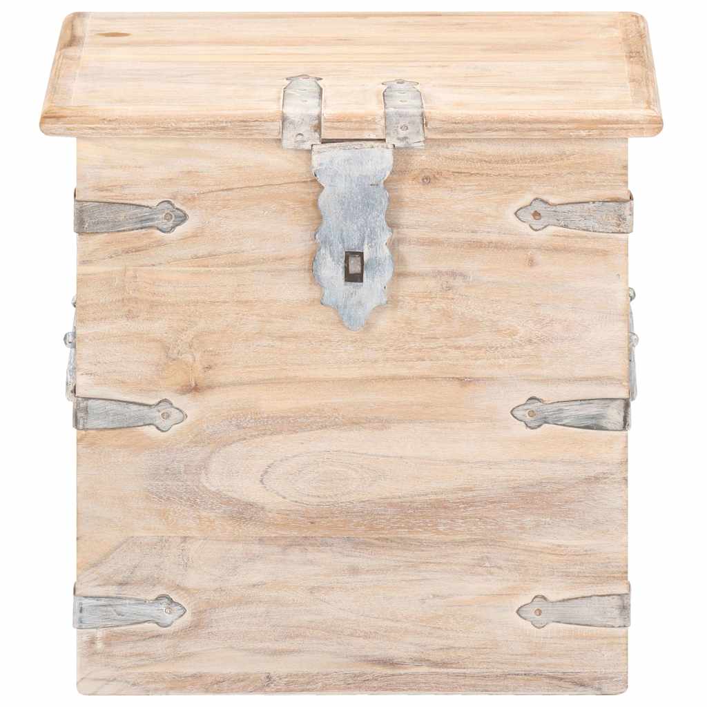Vidaxl opbergkist 40x40x40 cm massief acaciahout