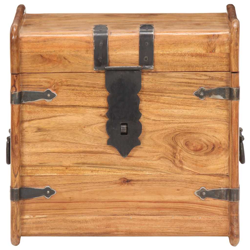 Vidaxl kist 40x40x40 cm massief acaciahout