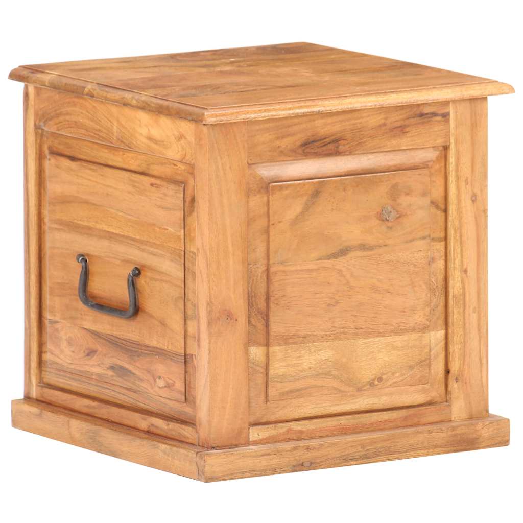 Vidaxl kist 40x40x40 cm massief acaciahout