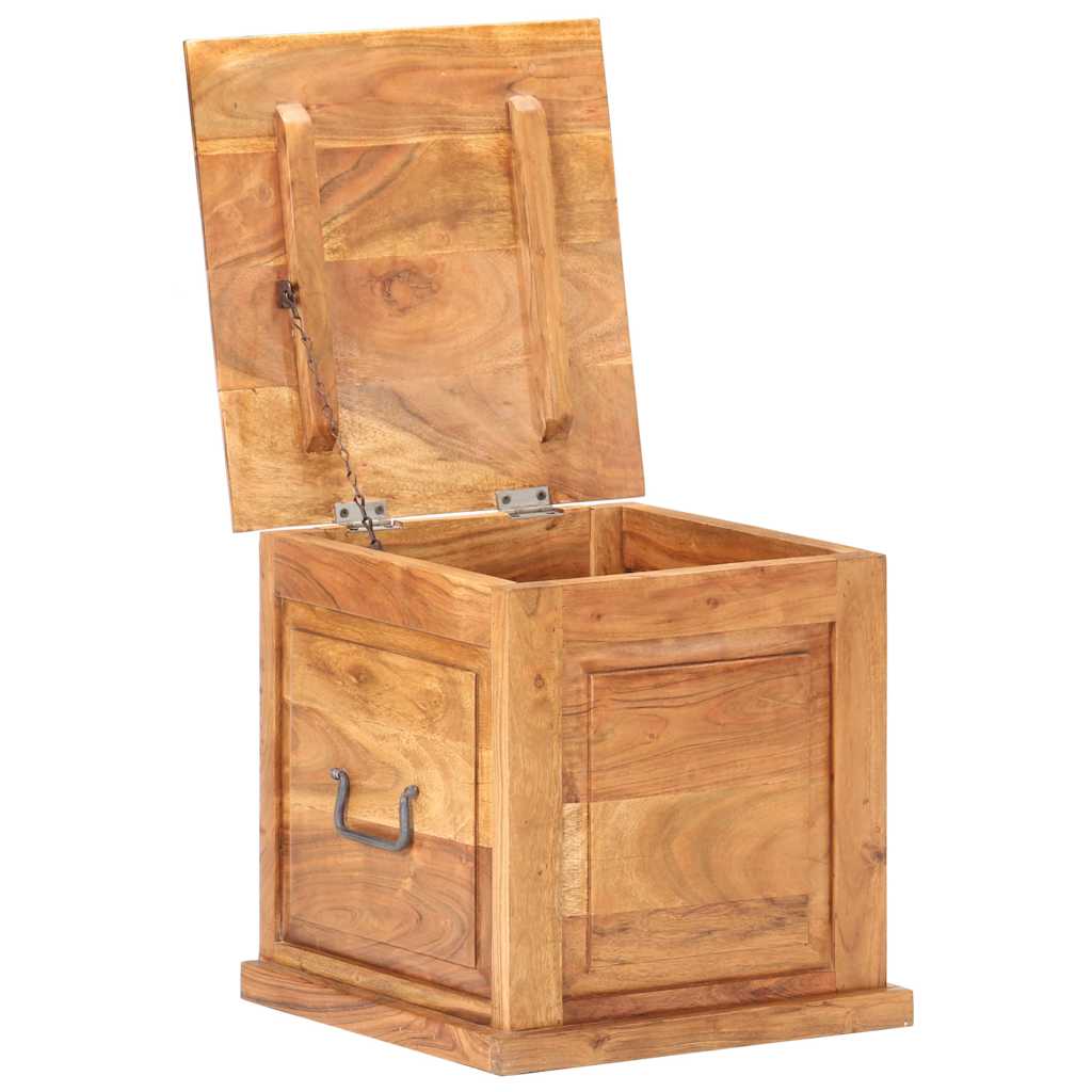 Vidaxl kist 40x40x40 cm massief acaciahout
