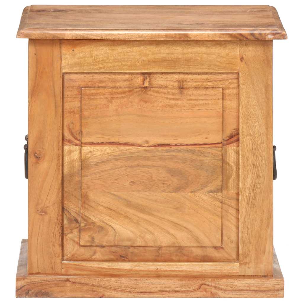 Vidaxl kist 40x40x40 cm massief acaciahout