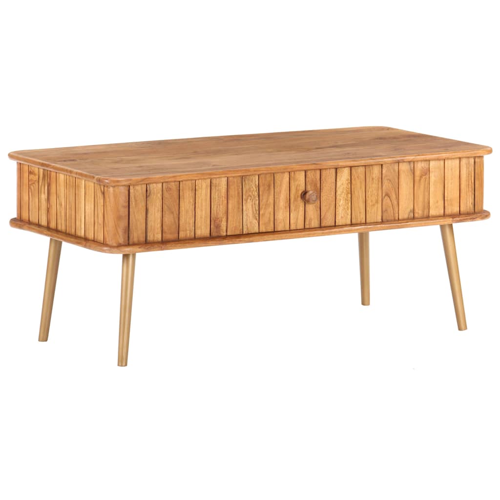 Vidaxl salontafel 100x50x40 cm massief acaciahout