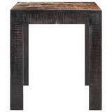 Vidaxl eettafel 140x70x76 cm massief ruw mangohout