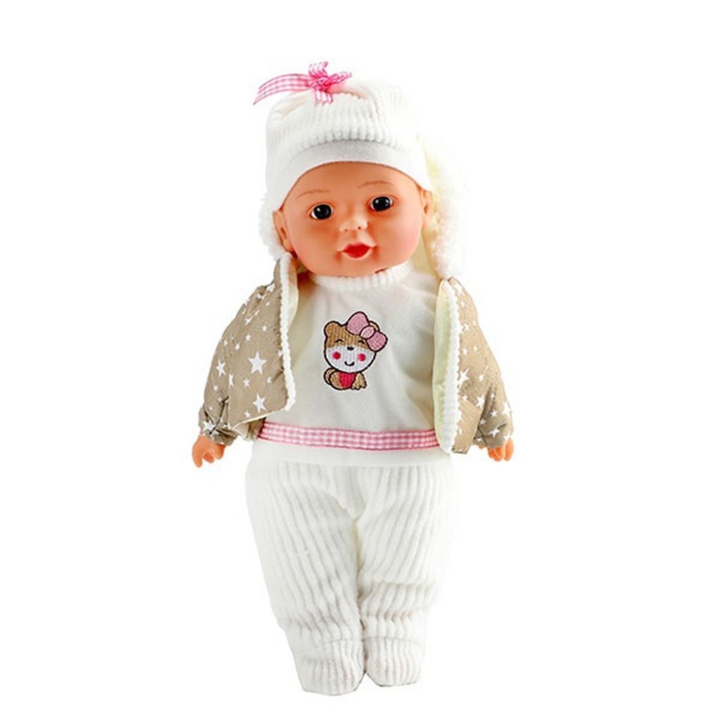 Toi-toys beaux vêtements d'hiver Baby Babypop et bouteille