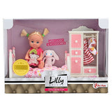 Lilly najstniška lutka spalnica set