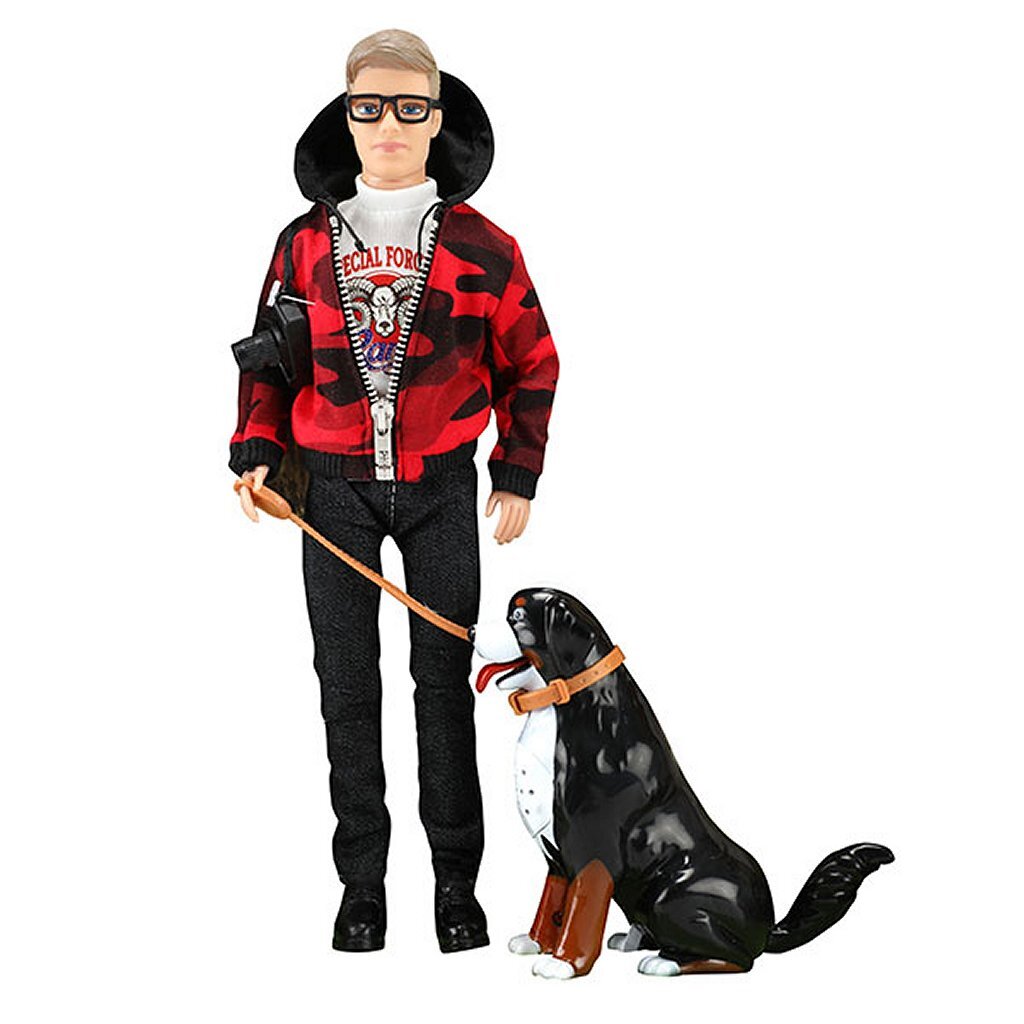 Lucas Teenage Doll + Dog con suono