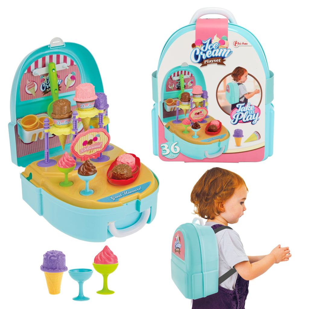 Toi-Toys Toi Toys Play Set Ice Creams i ryggsekken