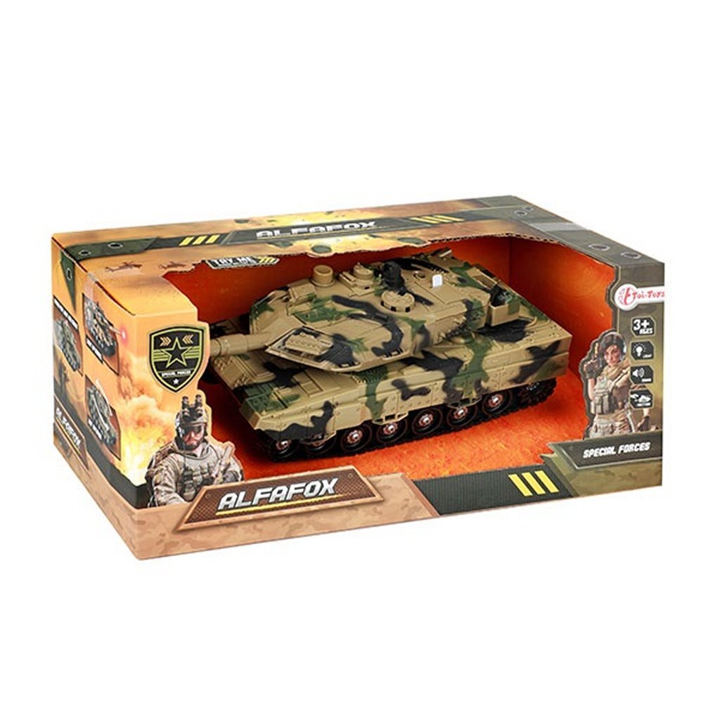 TOI-TOYS ALFAFOX Tank + Światło i dźwięk