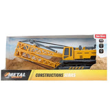 Metal Building Vehicle -Crane Truck Mt Caterpillars 1:55