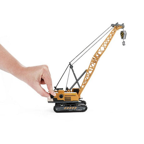Toi-toys metal kraanwagen met rupsbanden 1:55 - speelgoedvoertuig voor kinderen vanaf 3 jaar