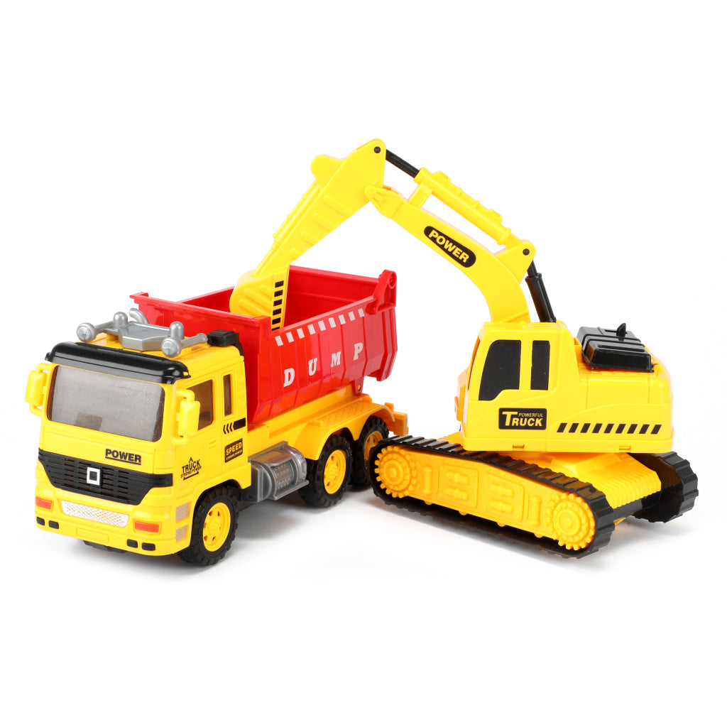 Toi-toys camion inclinarsi camion con suono di luce escavatore