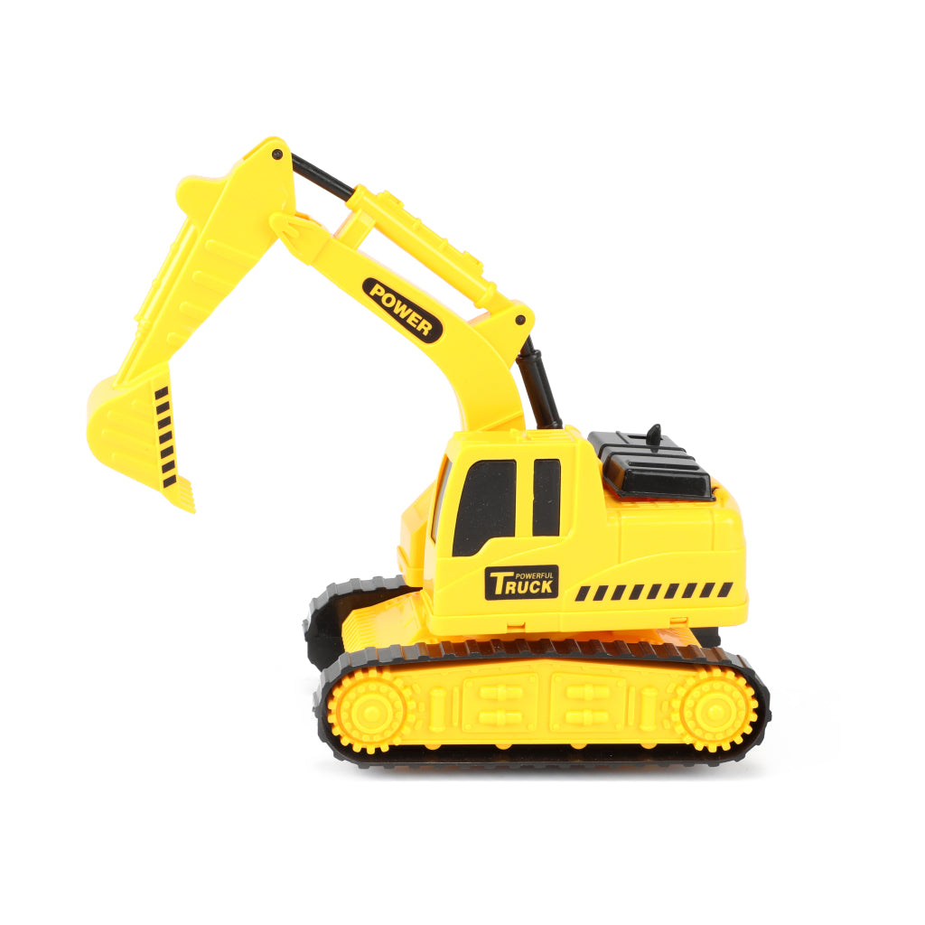 Toi-toys trucks tilt truck with excavator light sound