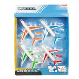 TOI-Toys Vehicool Tack Back Aircraft, 4st.