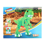 TOI-TOYS Craft Puzzle Dinosaurus 25,8 cm zielony 104-częściowy