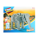 TOI-TOYS 3D Puzzle Elephant Junior 31,5 cm skumgrått 75-stykke