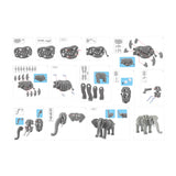 Toi-Toys 3D-Puzzle Elefant Junior 31,5 cm Schaumgrau 75-teilig