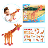 TOI-TOYS 3D Puzzle Giraffe Junior 31,5 cm skum orange 104-delt