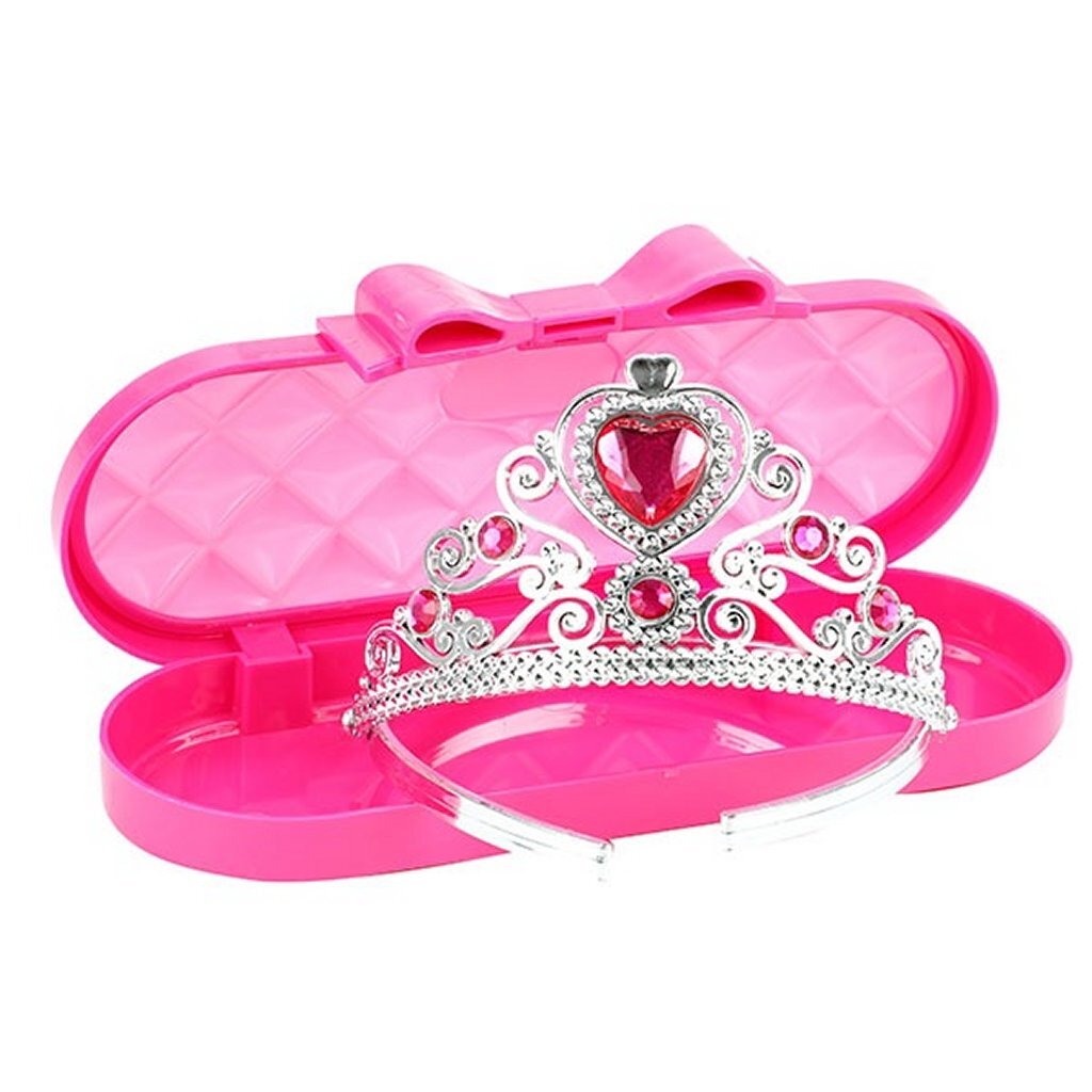 Princess friends friends prinses diadeem met tasje roze